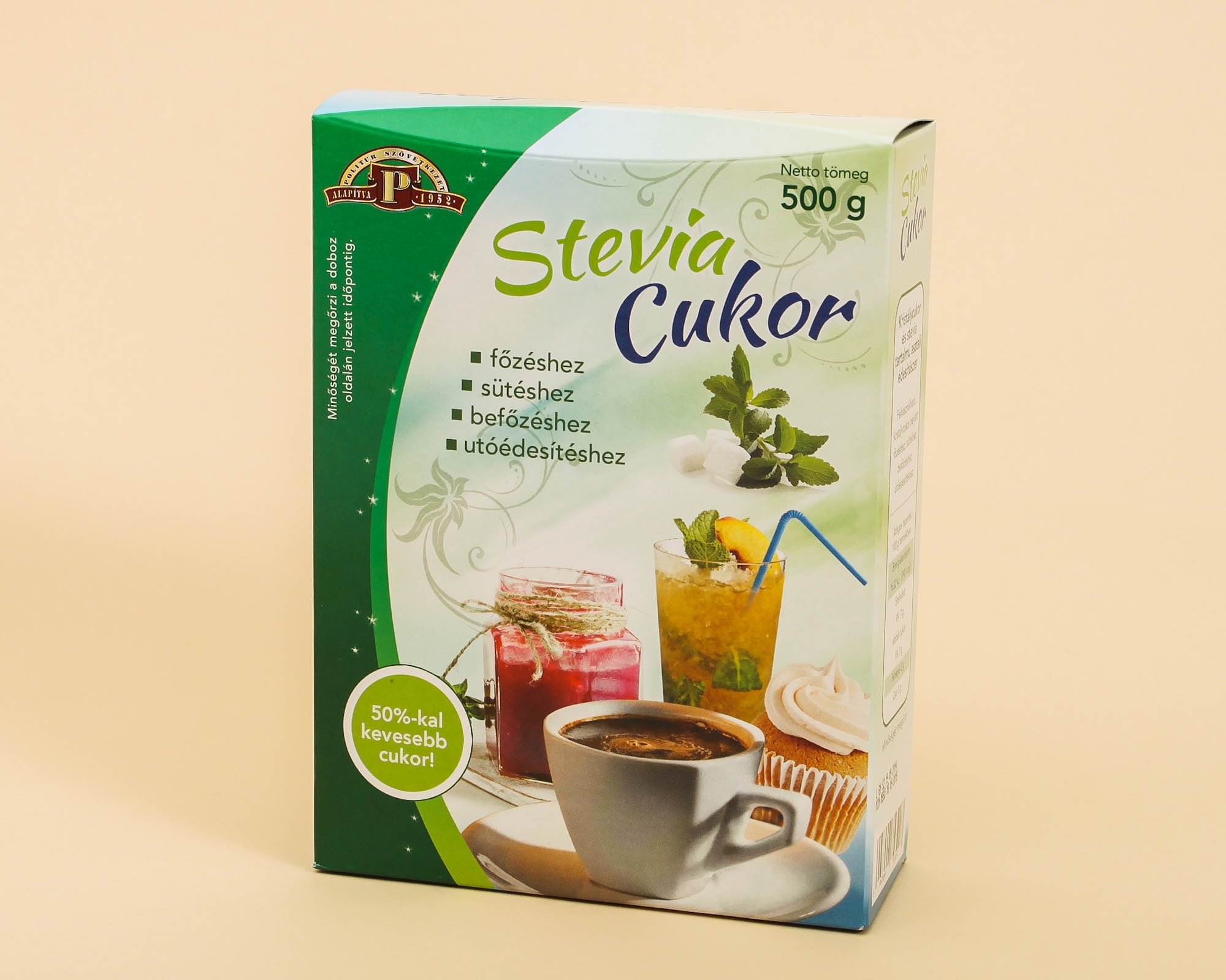 Stevia+cukor 500gr